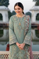 IMROZIA SOFT ORGANZA HEAVILY EMBROIDERY DRESS 3 PIECE 2376